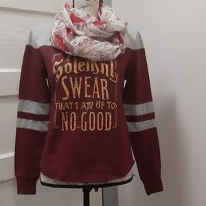 NWOT Harry Potter shirt and scarf